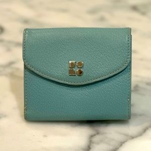 Kate Spade New York Baby Blue Pebblegrain Bi-fold Leather Wallet